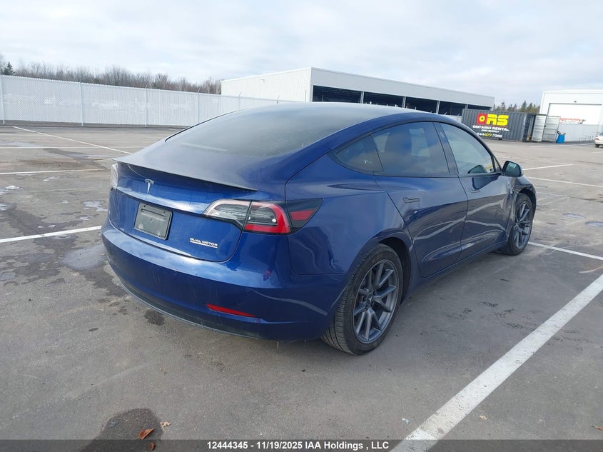 5YJ3E1EB1NF307233 2022 TESLA MODEL 3 photo no. 4