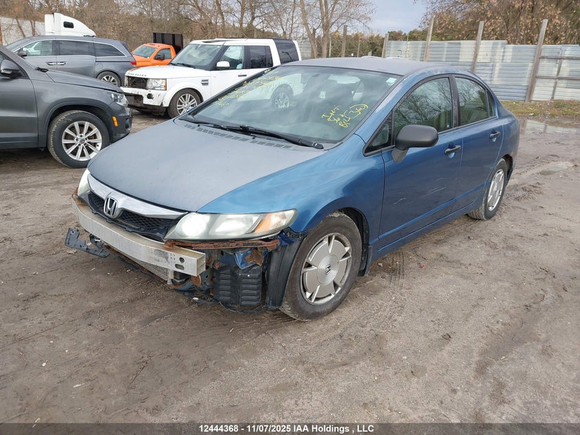 2HGFA16479H029464 2009 HONDA CIVIC photo no. 2