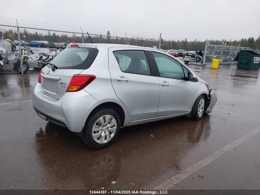 VNKKTUD34FA019849 2015 TOYOTA YARIS photo no. 4
