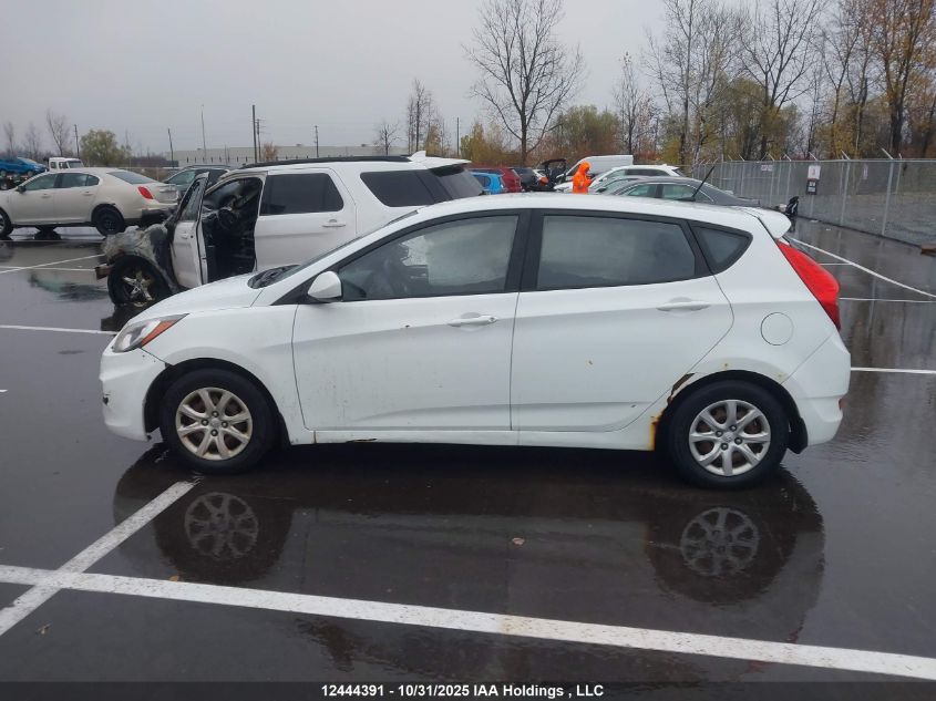 2012 Hyundai Accent VIN: KMHCT5AE4CU005822 Lot: 12444391