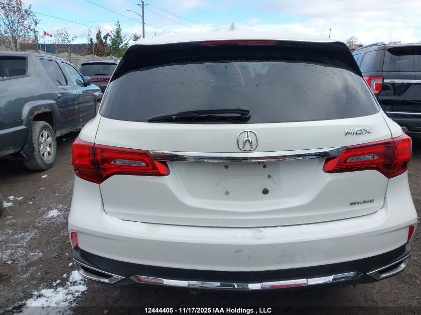 2017 Acura Mdx VIN: 5FRYD4H49HB500224 Lot: 12444405