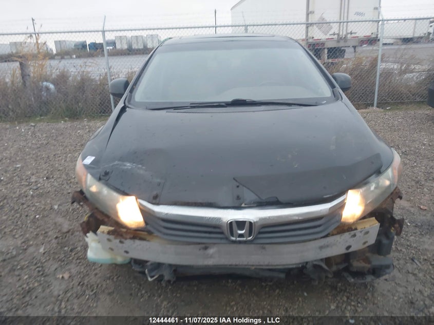 2012 Honda Civic Ex 4Dr VIN: 2HGFB2F55CH031135 Lot: 12444461