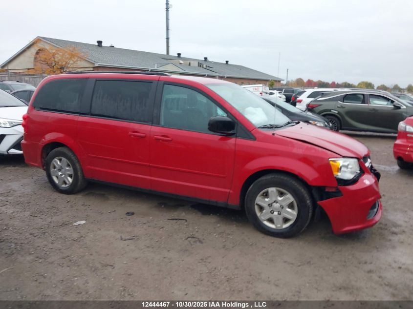 2012 Dodge Grand Caravan Se VIN: 2C4RDGBG6CR164037 Lot: 12444467