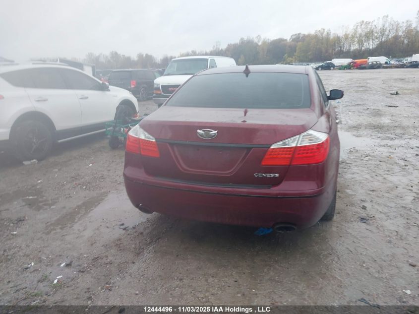 2010 Hyundai Genesis 3.8L VIN: KMHGC4DE2AU091572 Lot: 12444496