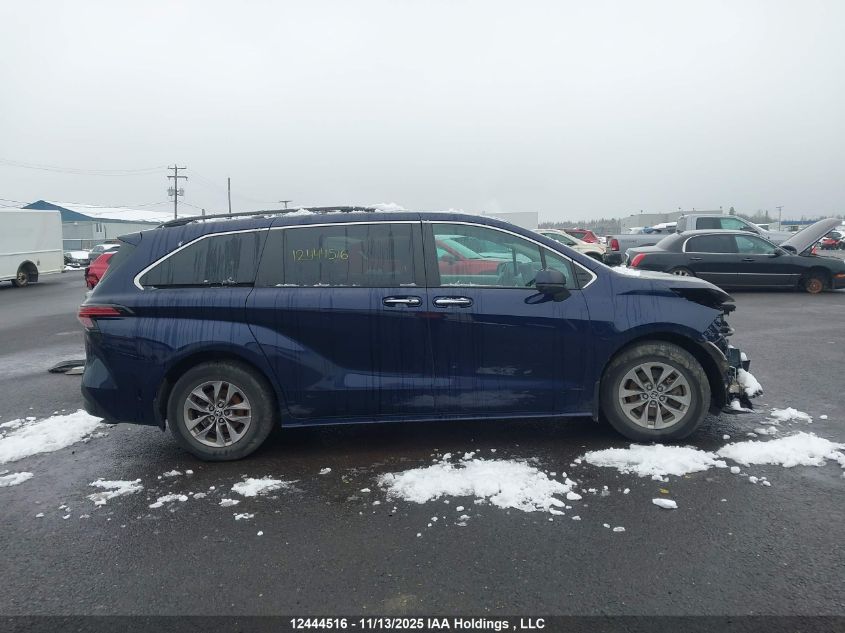 2022 Toyota Sienna Le/Xle/Xse/Limited/Platinum VIN: 5TDGRKEC8NS107322 Lot: 12444516