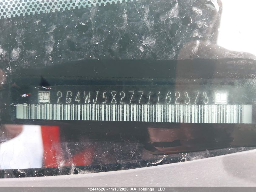 2007 Buick Allure VIN: 2G4WJ582771162373 Lot: 12444526