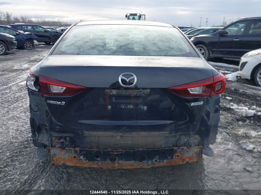 2016 Mazda Mazda3 G/Gx VIN: 3MZBM1U72GM277862 Lot: 12444540