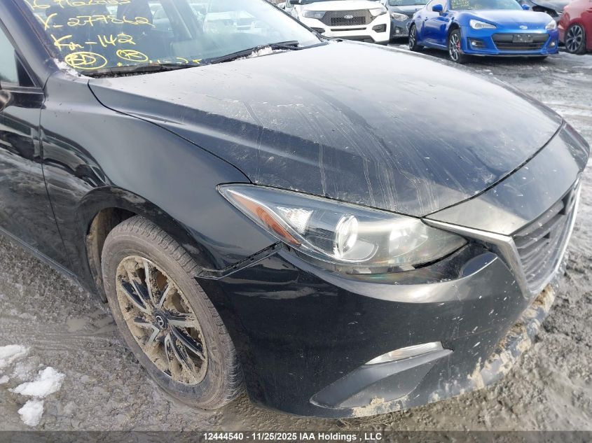 2016 Mazda Mazda3 G/Gx VIN: 3MZBM1U72GM277862 Lot: 12444540