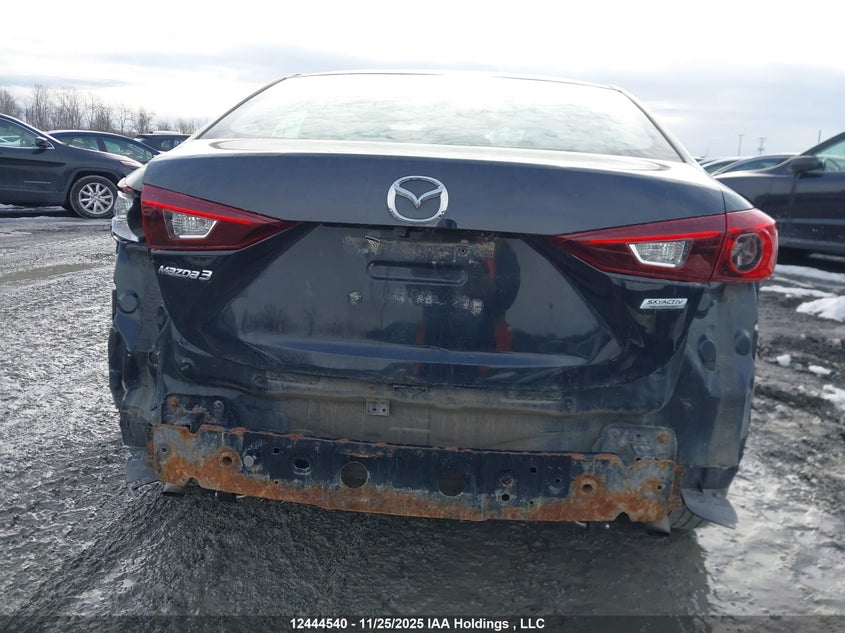 2016 Mazda Mazda3 G/Gx VIN: 3MZBM1U72GM277862 Lot: 12444540