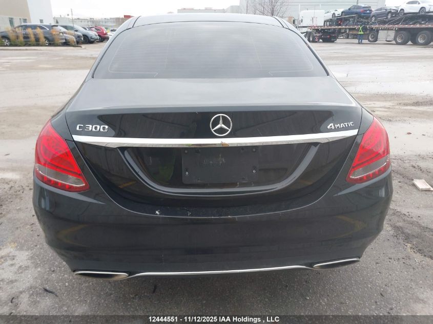 2015 Mercedes-Benz C 300 4Matic VIN: 55SWF4KB6FU071047 Lot: 12444551