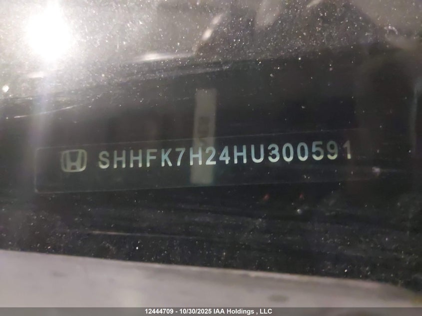 SHHFK7H24HU300591 2017 HONDA CIVIC photo no. 19