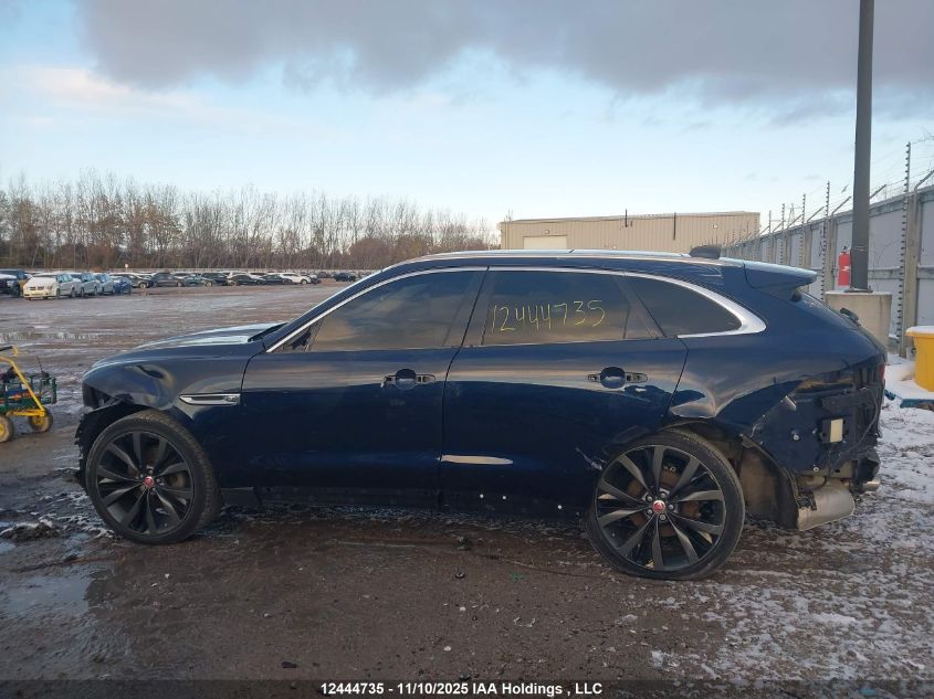 2020 Jaguar F-Pace 30T Portfolio VIN: SADCN2GX2LA643773 Lot: 12444735