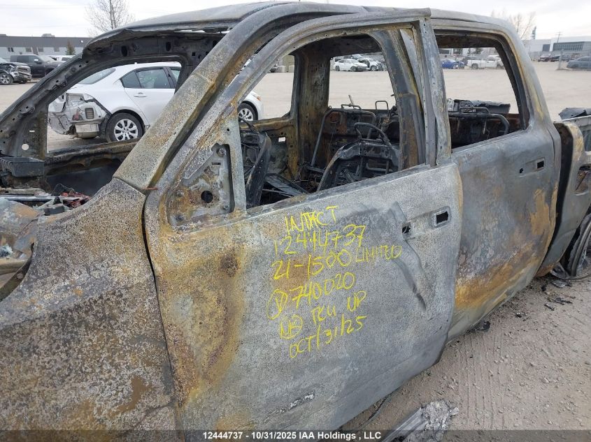 2021 Ram 1500 Limited VIN: 1C6SRFHT0MN740020 Lot: 12444737