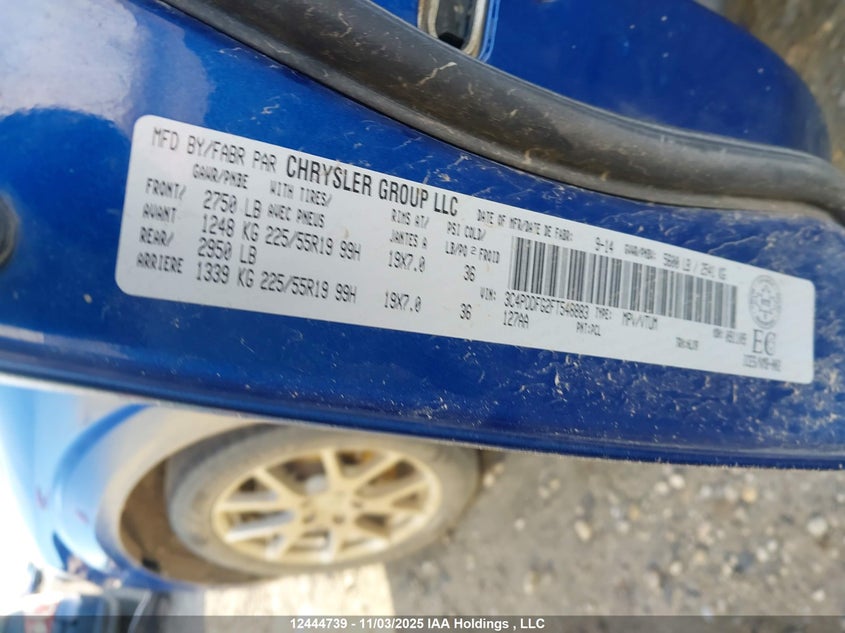 2015 Dodge Journey R/T VIN: 3C4PDDFG2FT548883 Lot: 12444739