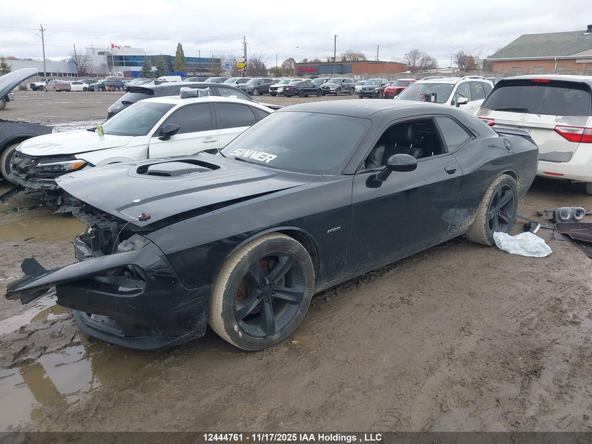 Vin: 2c3cdzbt4gh263826, lot: 2828348, dodge challenger r/t 20162