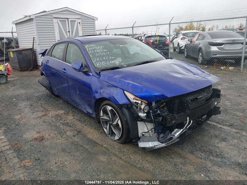 KMHLN4AG0NU313921 2022 HYUNDAI ELANTRA photo no. 19