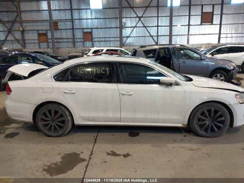 2013 Volkswagen Passat VIN: 1VWBH7A34DC120338 Lot: 12444829