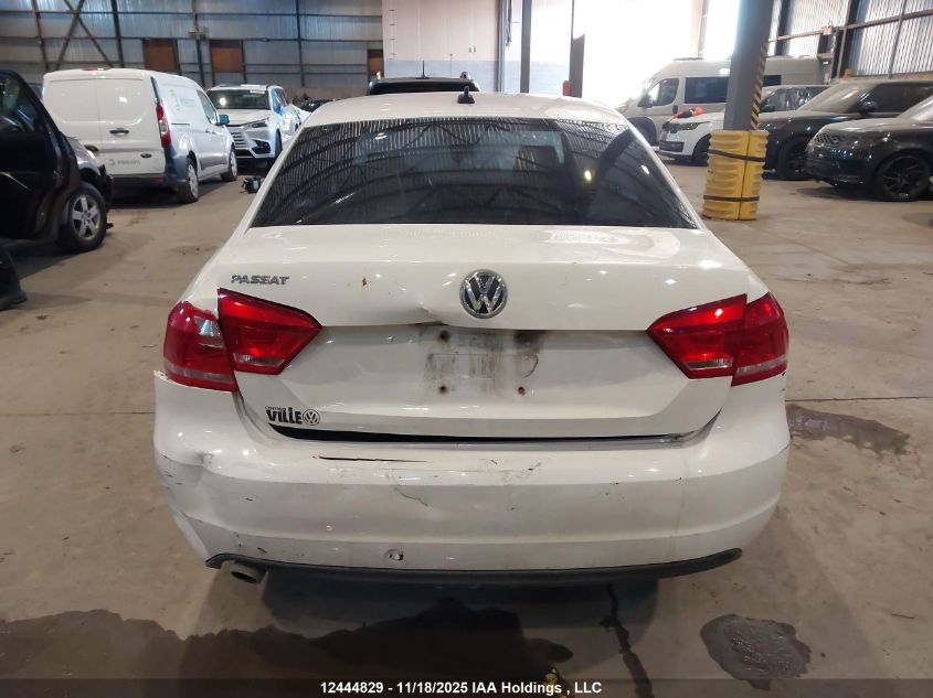 2013 Volkswagen Passat VIN: 1VWBH7A34DC120338 Lot: 12444829