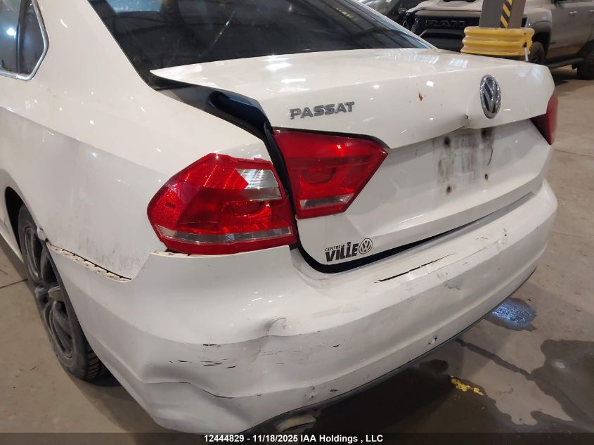 2013 Volkswagen Passat VIN: 1VWBH7A34DC120338 Lot: 12444829