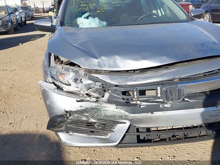 2018 Honda Civic Lx VIN: 2HGFC2F58JH043662 Lot: 12444883