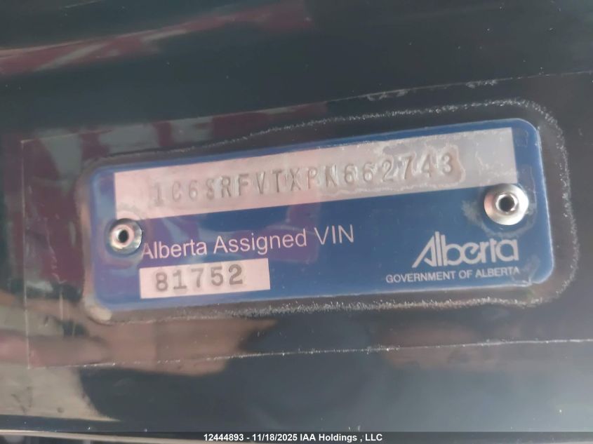 2023 Ram 1500 Sport VIN: 1C6SRFVTXPN662743 Lot: 12444893