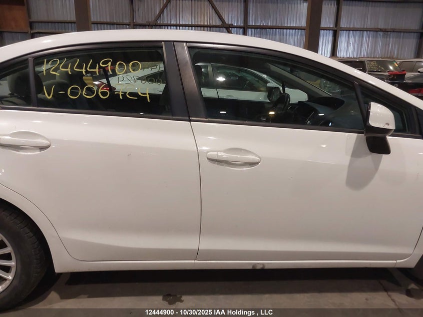 2013 Honda Civic Lx VIN: 2HGFB2E46DH006724 Lot: 12444900