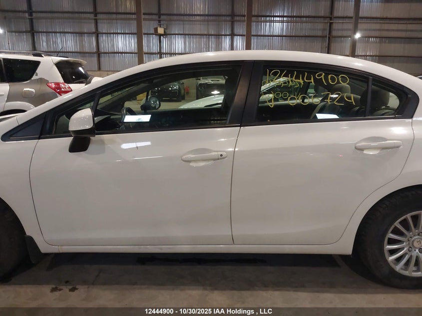 2013 Honda Civic Lx VIN: 2HGFB2E46DH006724 Lot: 12444900