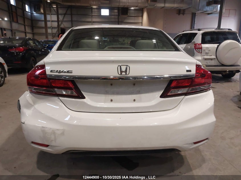 2013 Honda Civic Lx VIN: 2HGFB2E46DH006724 Lot: 12444900
