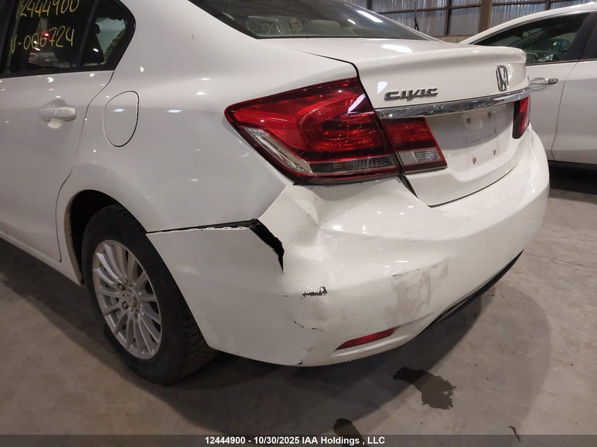 2013 Honda Civic Lx VIN: 2HGFB2E46DH006724 Lot: 12444900