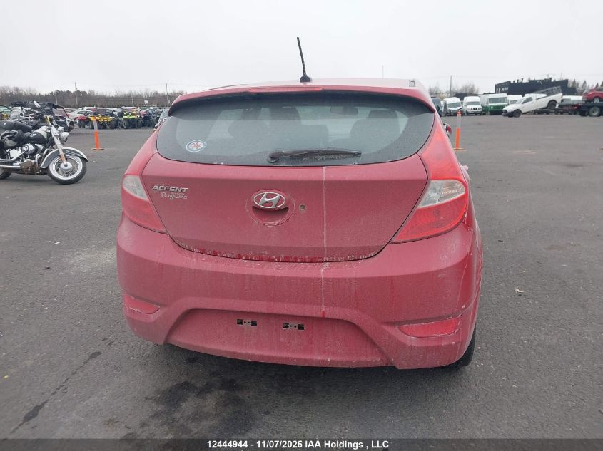 2015 Hyundai Accent Gls VIN: KMHCU5AE8FU231332 Lot: 12444944