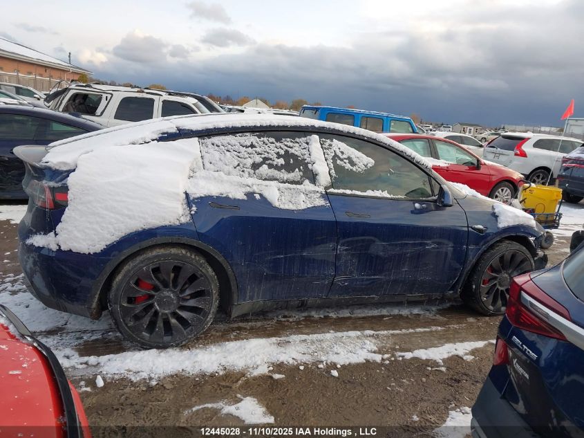 2022 Tesla Model Y VIN: 7SAYGDEF4NF309405 Lot: 12445028