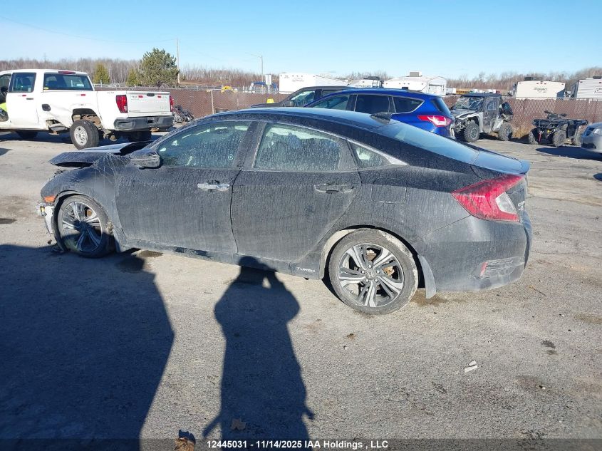 2016 Honda Civic Touring VIN: 2HGFC1F95GH106593 Lot: 12445031