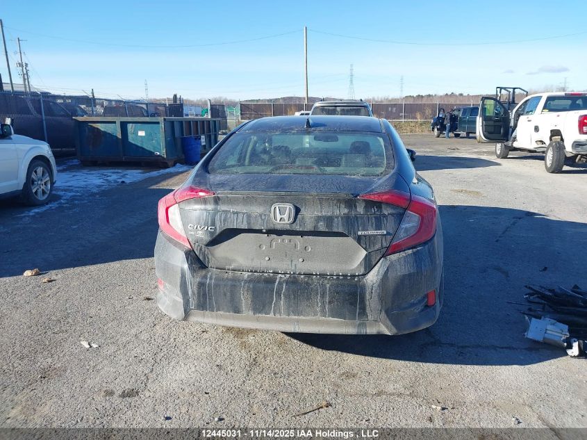 2016 Honda Civic Touring VIN: 2HGFC1F95GH106593 Lot: 12445031