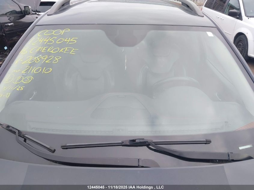 2016 Jeep Cherokee Trailhawk VIN: 1C4PJMBSXGW208928 Lot: 12445045