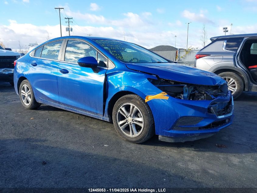 3G1BE5SM9GS607369 2016 Chevrolet Cruze Lt auction photo 1