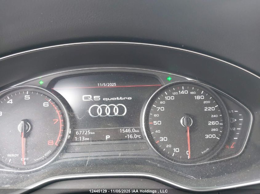 2018 Audi Q5 Premium Plus VIN: WA1BNAFY5J2148111 Lot: 12445129