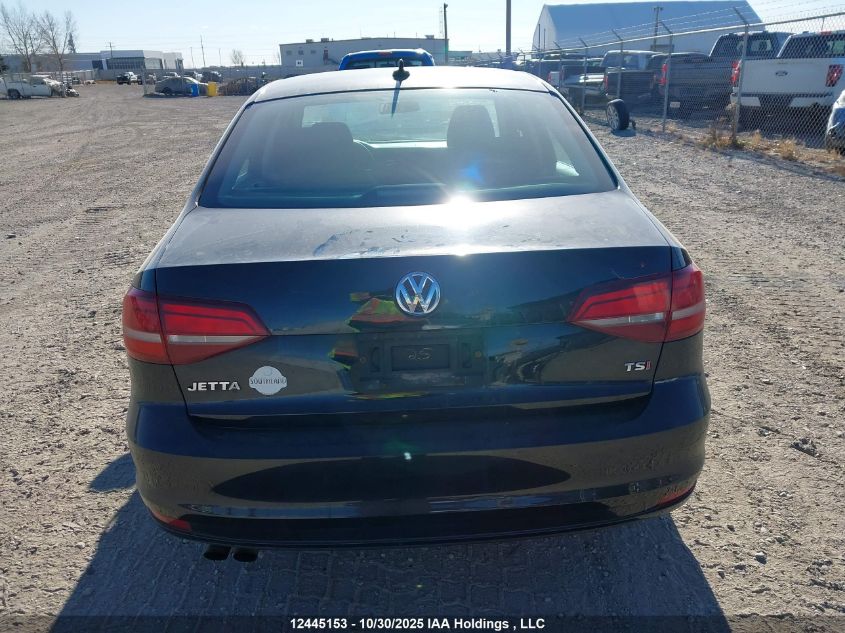 2017 Volkswagen Jetta S VIN: 3VW2B7AJ2HM406256 Lot: 12445153