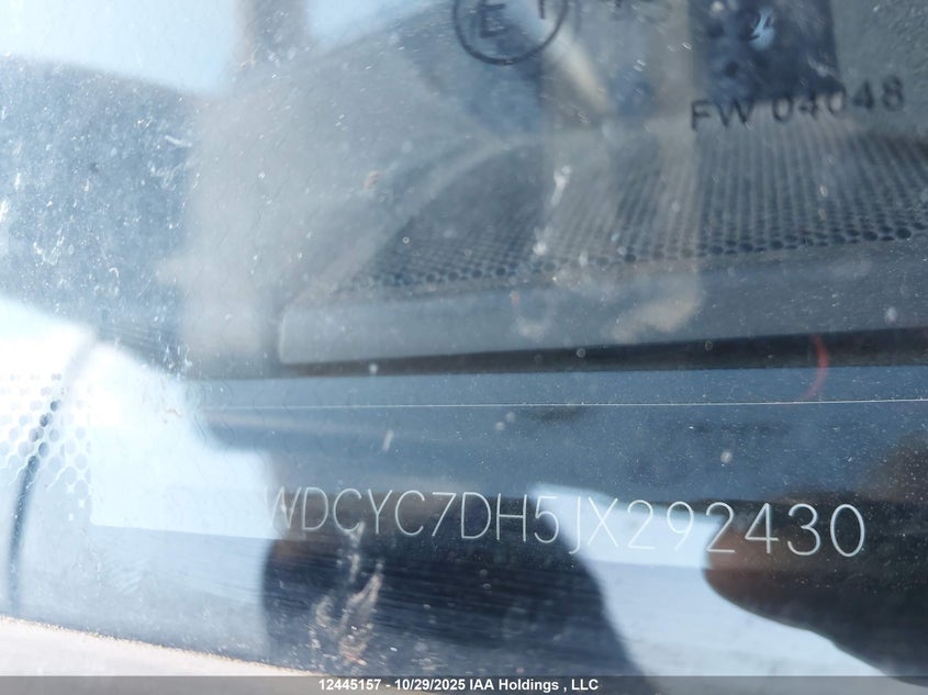 2018 Mercedes-Benz G 63 Amg VIN: WDCYC7DH5JX292430 Lot: 12445157