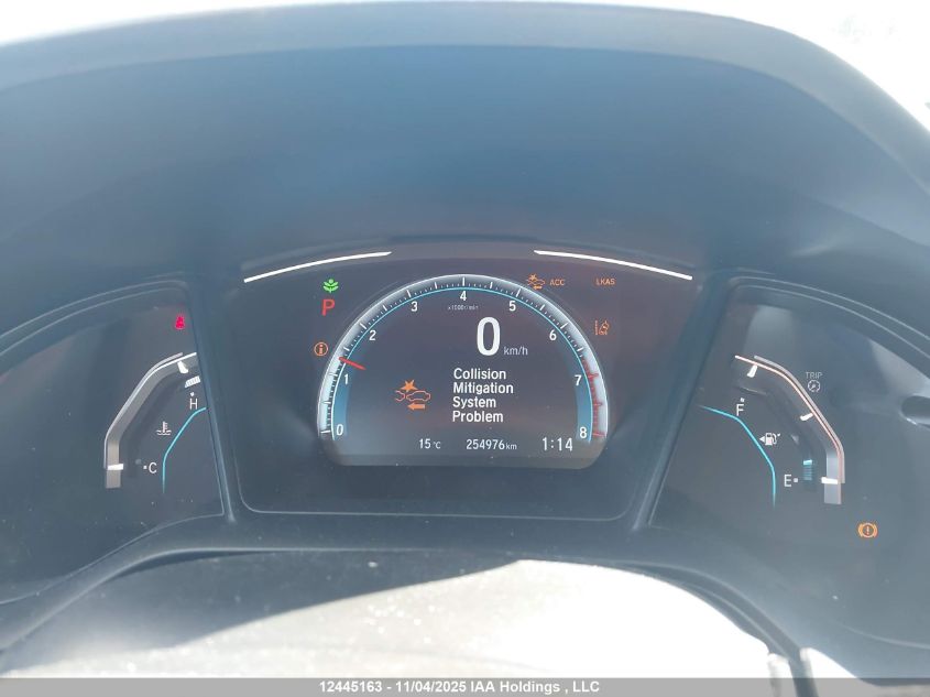 2019 Honda Civic Lx VIN: 2HGFC2F51KH035307 Lot: 12445163