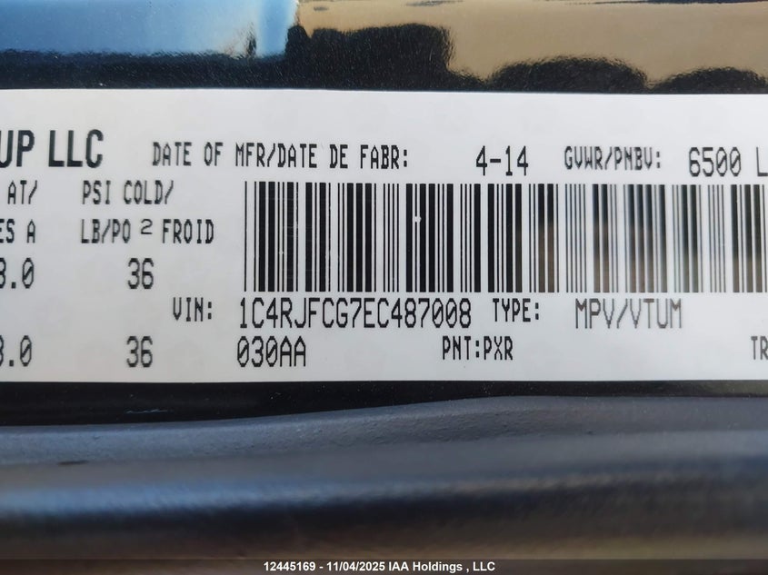 1C4RJFCG7EC487008 2014 JEEP GRAND CHEROKEE photo no. 9