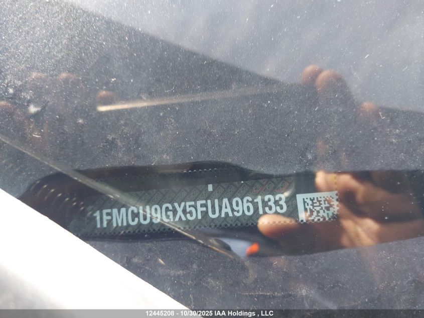 2015 Ford Escape Se VIN: 1FMCU9GX5FUA96133 Lot: 12445208