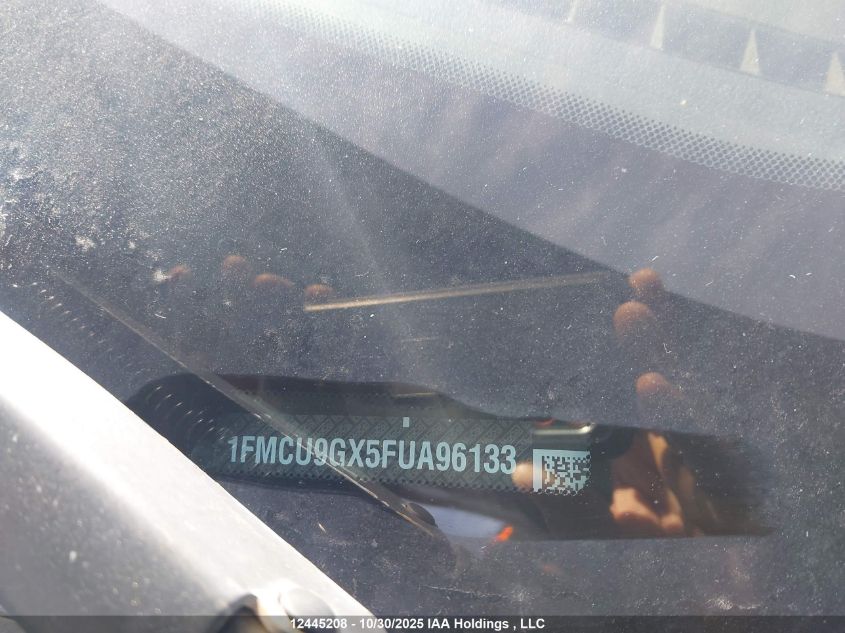 2015 Ford Escape Se VIN: 1FMCU9GX5FUA96133 Lot: 12445208