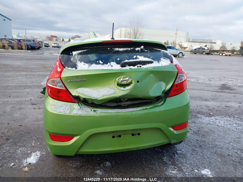 2014 Hyundai Accent VIN: KMHCT5AE6EU160584 Lot: 12445220