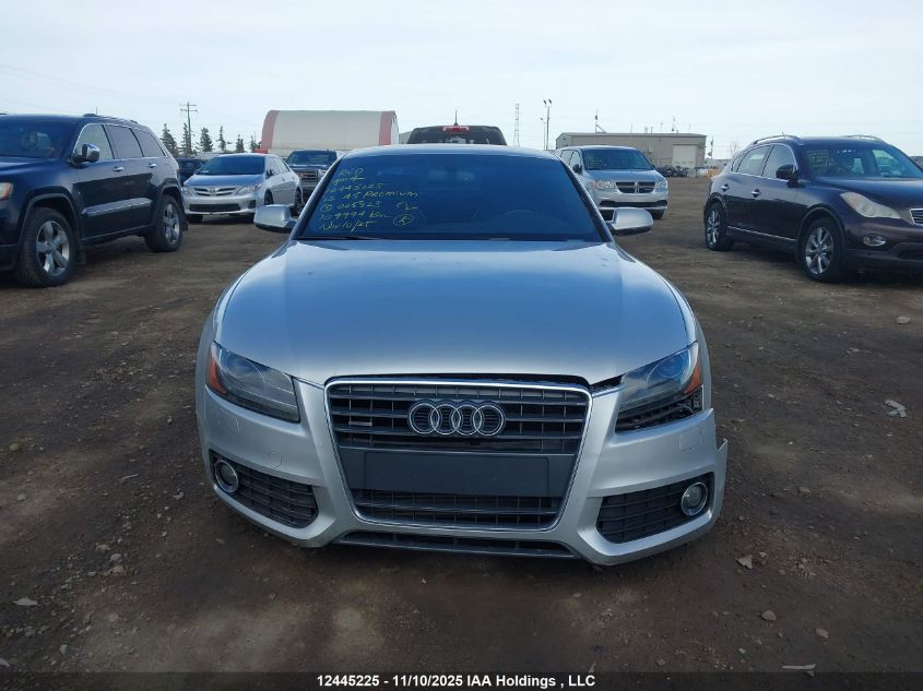 2012 Audi A5 Premium VIN: WAUSFBFR8CA005323 Lot: 12445225
