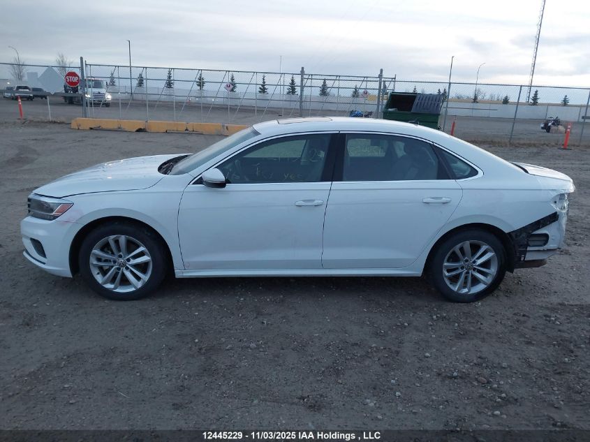 2021 Volkswagen Passat Highline VIN: 1VWBA7A36MC018818 Lot: 12445229