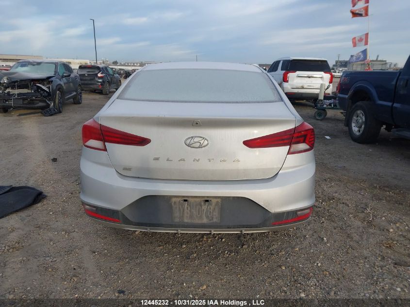 2019 Hyundai Elantra Se VIN: KMHD74LF0KU737453 Lot: 12445232
