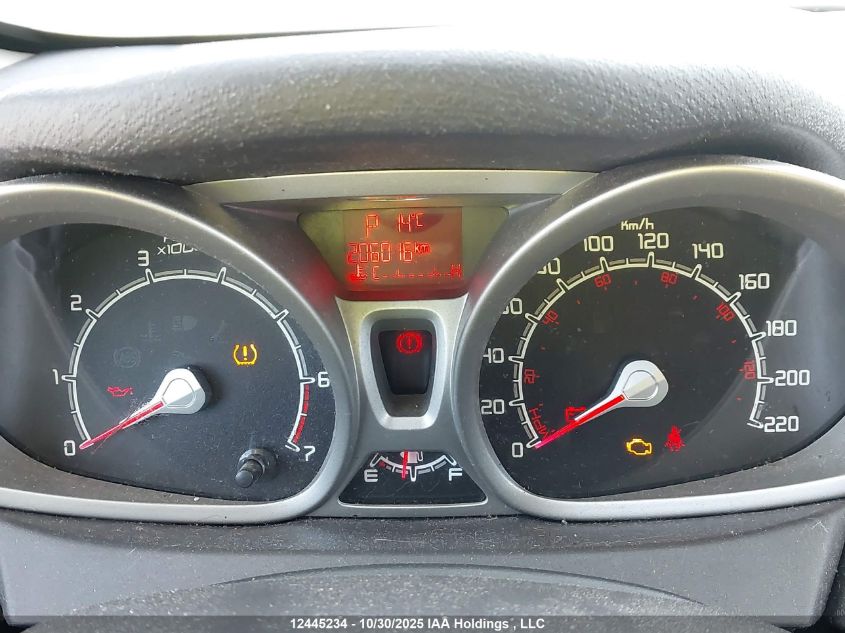 2013 Ford Fiesta Titanium VIN: 3FADP4FJ7DM108287 Lot: 12445234