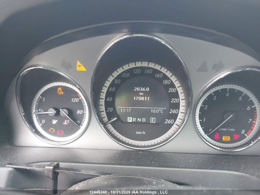 2011 Mercedes-Benz C 300 4Matic VIN: WDDGF8BB8BA500517 Lot: 12445248