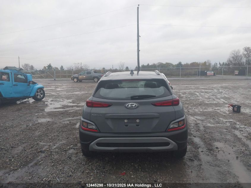 2022 Hyundai Kona Se VIN: KM8K12ABXNU821927 Lot: 12445298