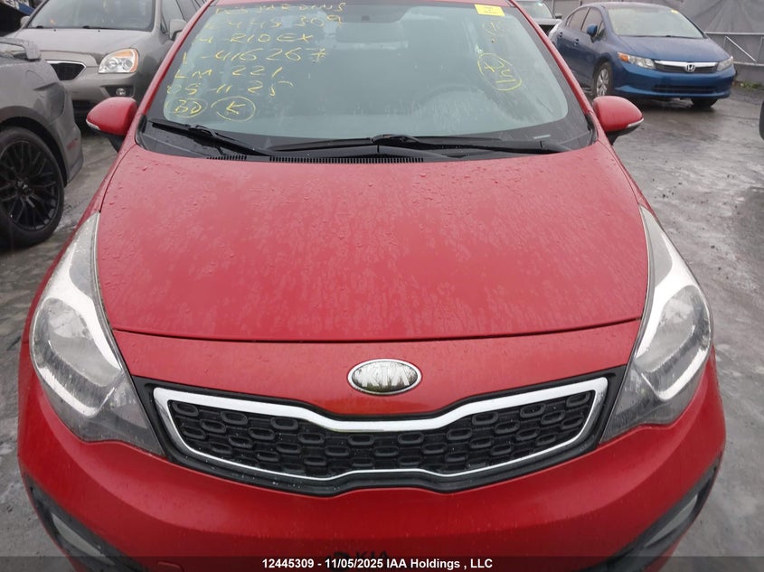 2014 Kia Rio Ex VIN: KNADN4A38E6416267 Lot: 12445309